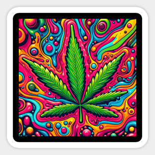 420 Marijuana Sticker